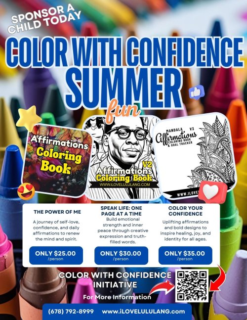 V4 Crowned &amp; Confident: Affirmations Coloring Book (Color Me Confident Series)
