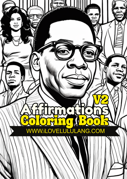V2 Affirmations Coloring Book (Color Me Confident Series) Paperback 