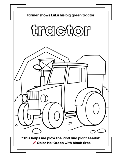 Learning is Fun: LuLu Goes to the Farm (Learning is Fun Affirmation Series)