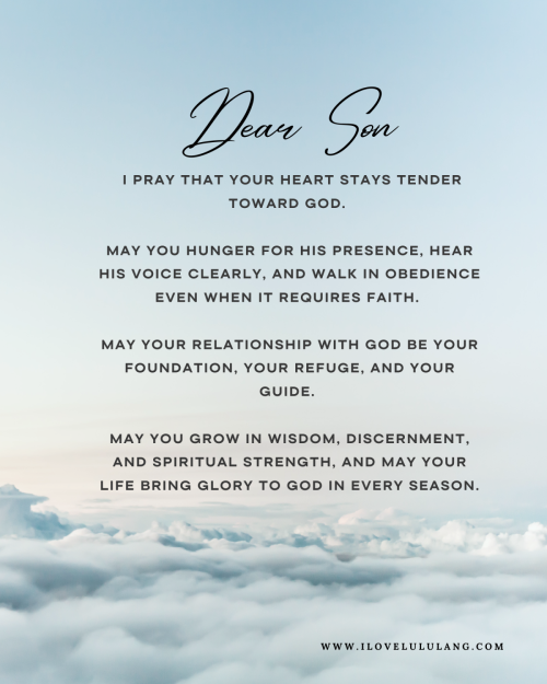 Dear Son: Prayers &amp; Promises from A Mother's Heart