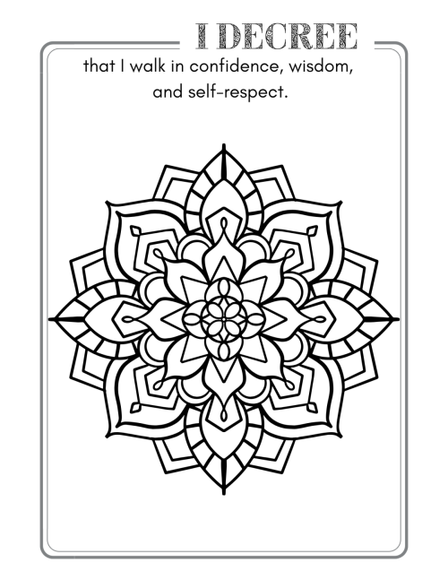 Mandala Mindful Affirmations: Decree &amp; Declare Edition