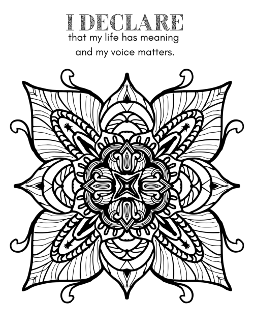 Mandala Mindful Affirmations: Decree &amp; Declare Edition