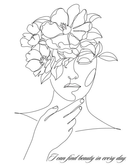 Water Your Garden Inspirational Coloring