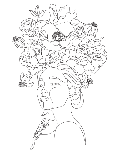 Water Your Garden Inspirational Coloring