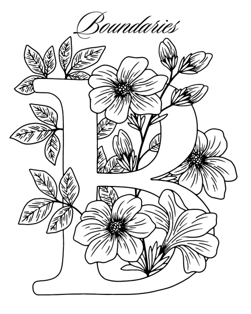 Alphabets &amp; Affirmations: Self-Care Coloring Book
