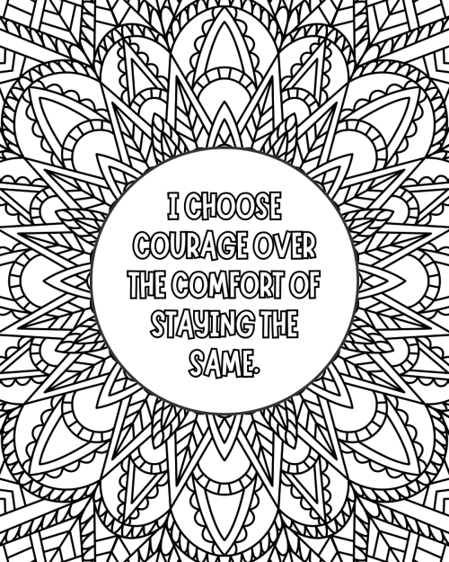 Alphabets &amp; Affirmations: Self-Care Coloring Book
