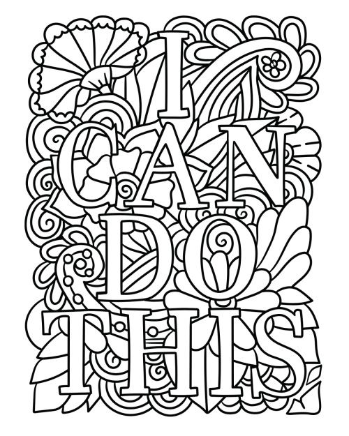 Alphabets &amp; Affirmations: Self-Care Coloring Book