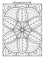 V3 Mandala Affirmations Coloring Book &amp; Goal Tracker (Color with Confidence Series)