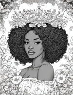 V4 Crowned &amp; Confident: Affirmations Coloring Book (Color with Confidence Series)