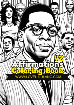 V2 Affirmations Coloring Book (Color Me Confident Series) Paperback 