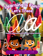 Learning Is Fun: Positive Affirmations &amp; Cursive Tracing Activities (Learning is Fun Affirmation Series) 