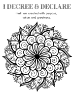 Mandala Mindful Affirmations: Decree &amp; Declare Edition