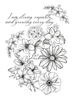 Planted In Purpose Affirmations Coloring Book 