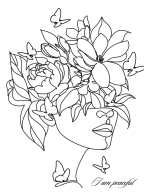 Water Your Garden Inspirational Coloring