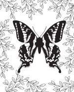 BUTTERFLIES &amp; AFFIRMATIONS: A Self-Care Coloring Book for Transformation, Peace &amp; Positive Thinking.