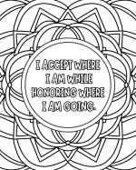 Alphabets &amp; Affirmations: Self-Care Coloring Book