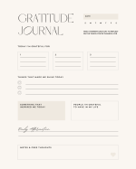 Gratitude Is My Attitude: A 30-Day Self-Care Coloring Journal